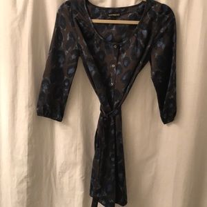 Express Shirt Dress with Tie